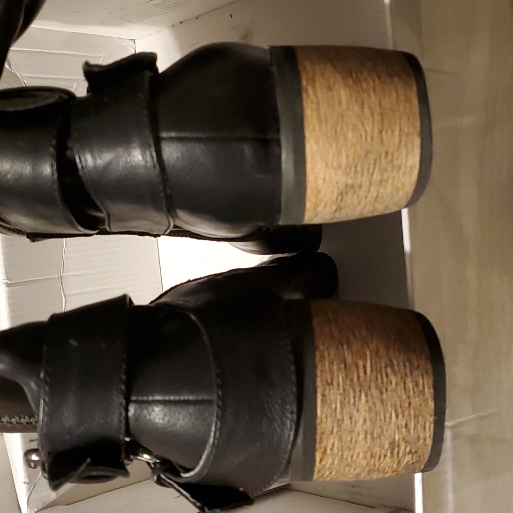 Rampage Black Knee Boots 7.5 - Picture 5 of 6
